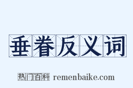 垂眷反义词是什么意思的图片